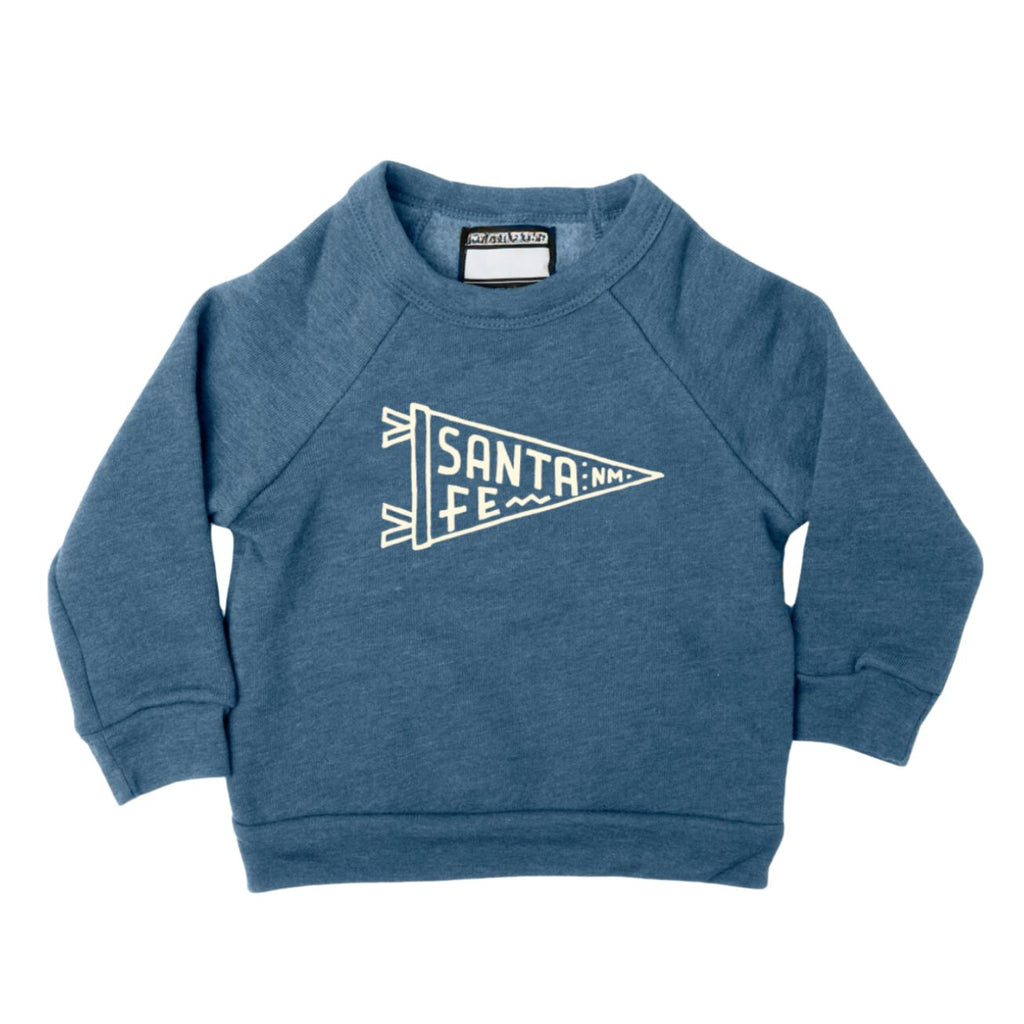 Kids Santa Fe Pennant Sweatshirt in Blue