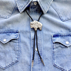 Vintage Buffalo Bolo Tie