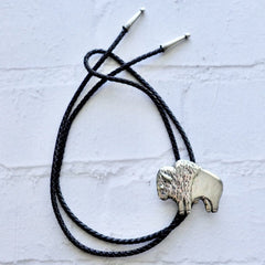 Vintage Buffalo Bolo Tie