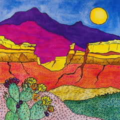 Cactus Cliffs Lisbeth Cort Giclee Print