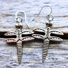 Dragonfly Hook Earrings by Buffalo