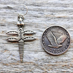 Dragonfly Hook Earrings by Buffalo