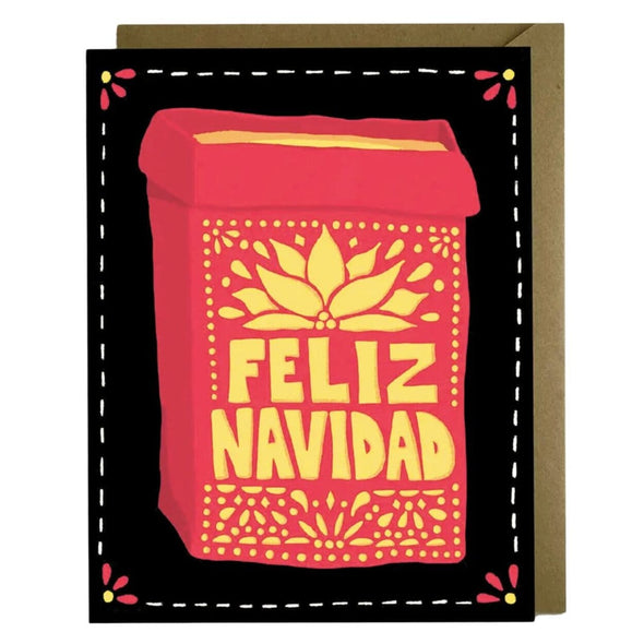 Feliz Navidad Farolito Greeting Card