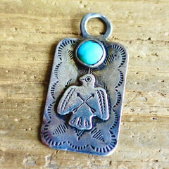 Fred Harvey Thunderbird Dog Tag