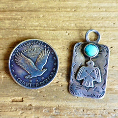 Fred Harvey Thunderbird Dog Tag