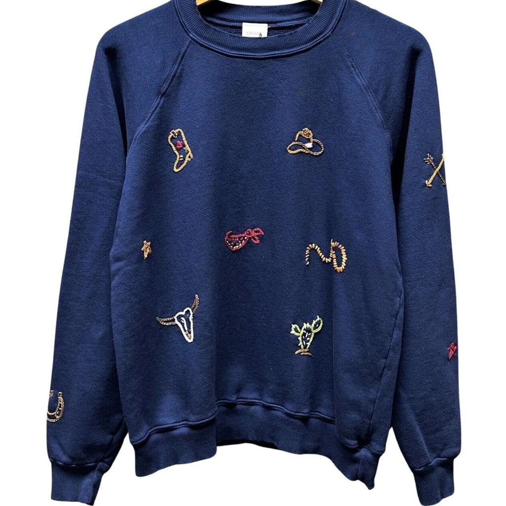 Giddy Up All Over Chainstitch Sweatshirt