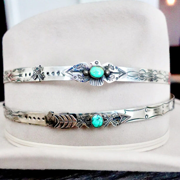 Sterling Silver Southwest Hat Band