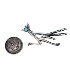 Mid-Century Roadrunner Pin