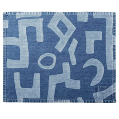 Mud Print Denim Placemat