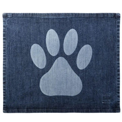 Paw Print Denim Placemat