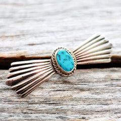 UITA Turquoise Pin by Southwest Arts & Crafts