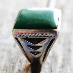 Vintage Bell Turquoise Ring