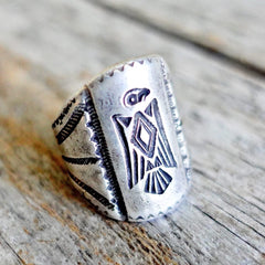 Ingot Thunderbird Ring by Buffalo