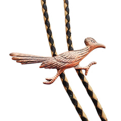 Vintage Copper Roadrunner Bolo