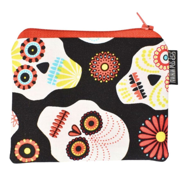 Dia De Los Muertos Skull Zip Pouch