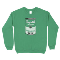 Green Chile Soup Can Sweatshirt