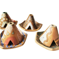 Cermanic Incense Teepee Burner