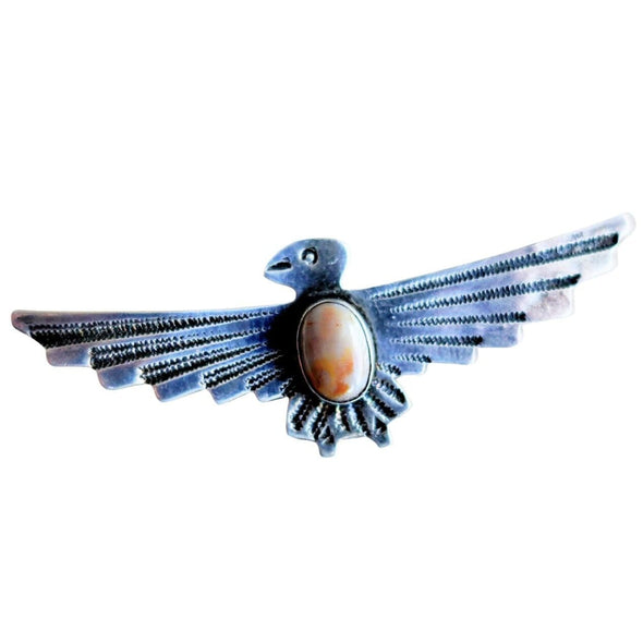 Vintage Thunderbird & Turquoise Pin